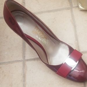 Salvatore Ferragamo "Vera Bow" heels